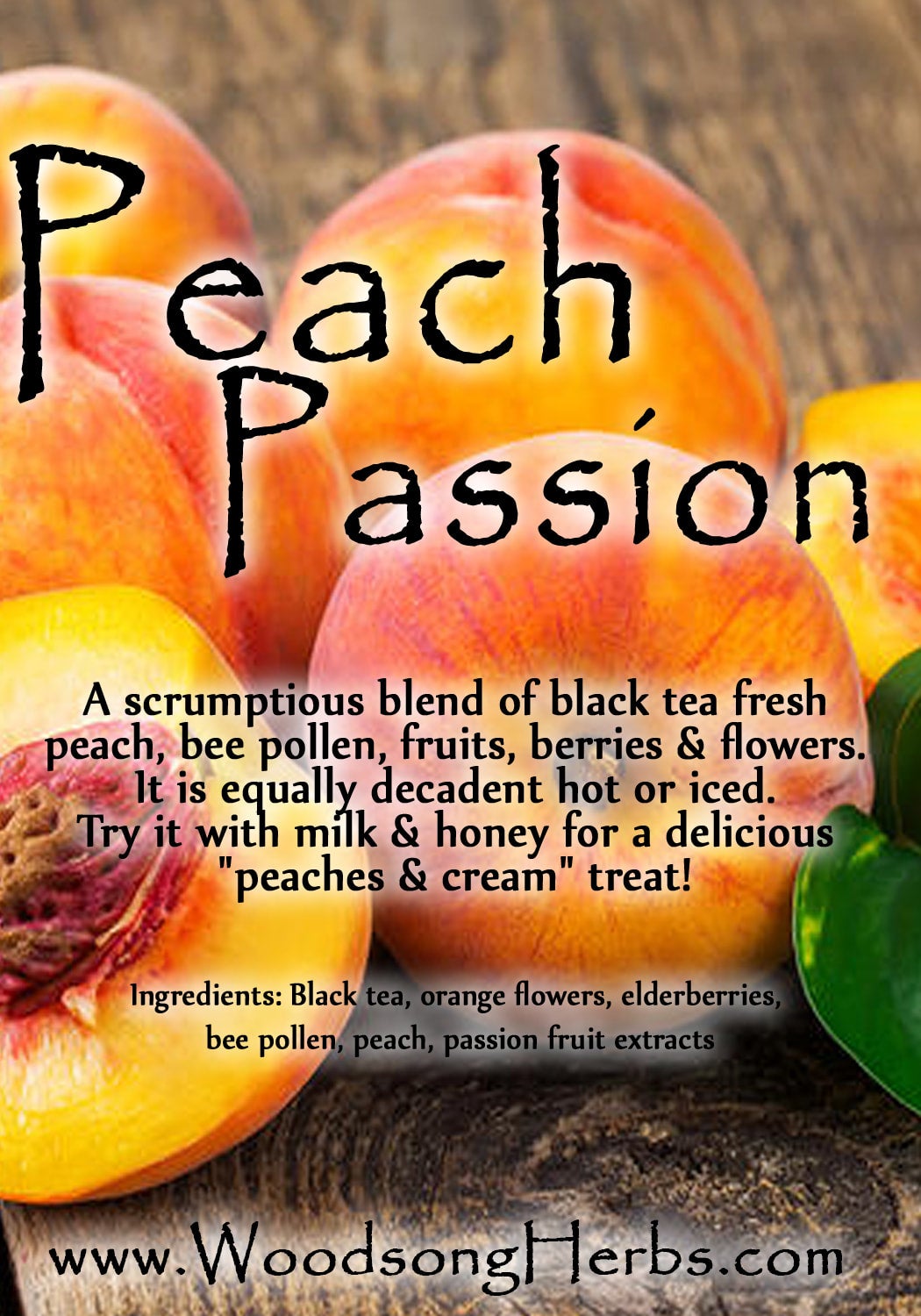 Fresh Peach Black Tea